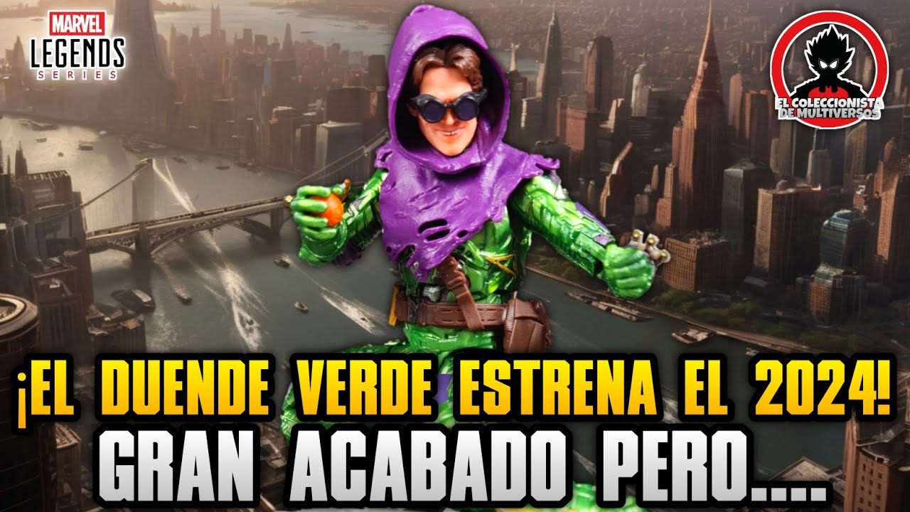 🟢 GREEN GOBLIN Spiderman no way home Marvel Legends review en Español