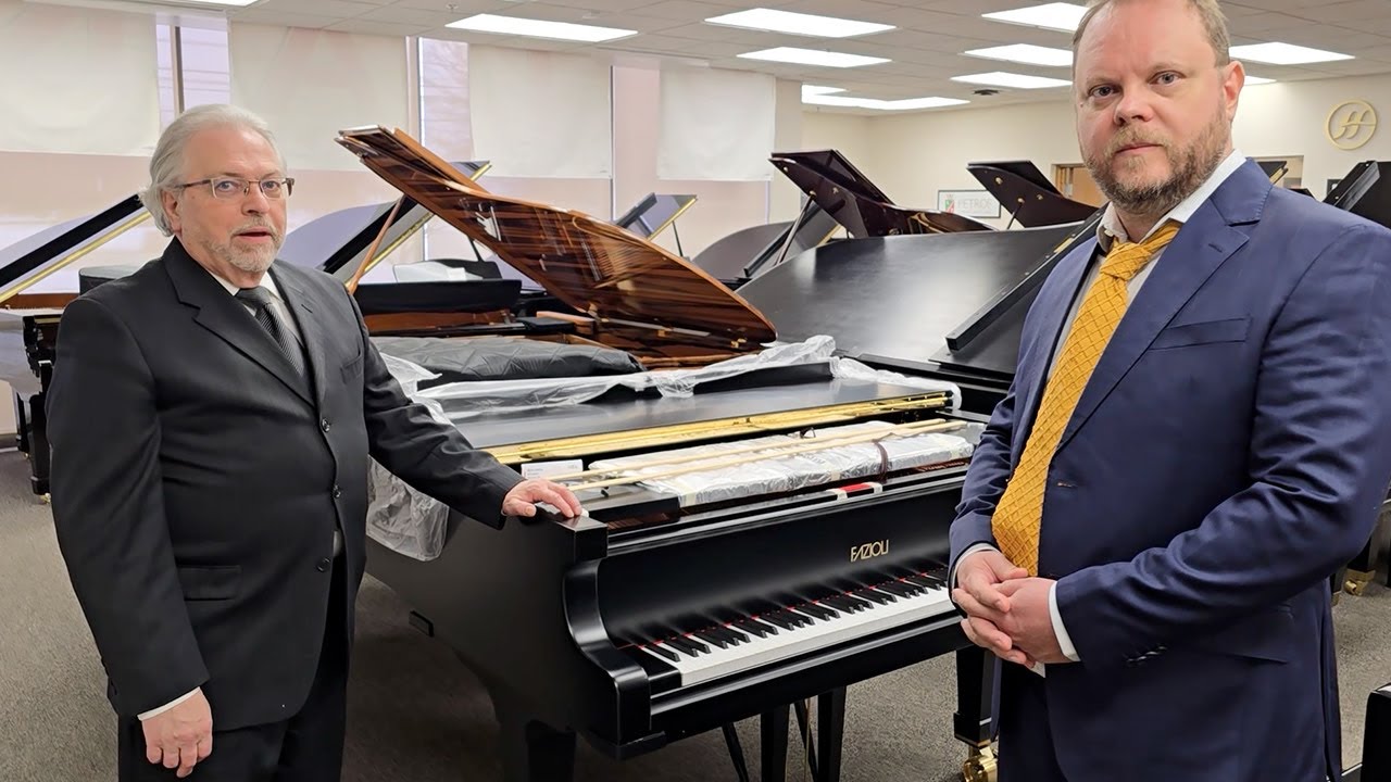 Unboxing a US$400,000.00 Fazioli Piano