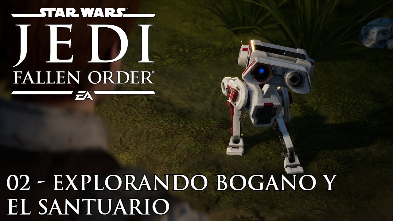 Star Wars Jedi: Fallen Order | 02 - Explorando Bogano y el Santuario | Gameplay en Español