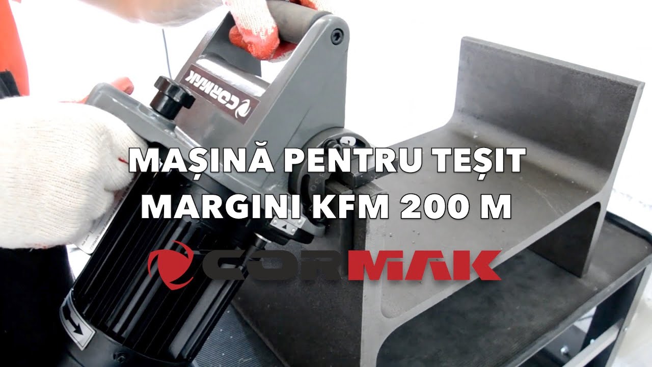 Masina pentru tesit margini 🇵🇱 CORMAK 🇷🇴 KFM 200 M