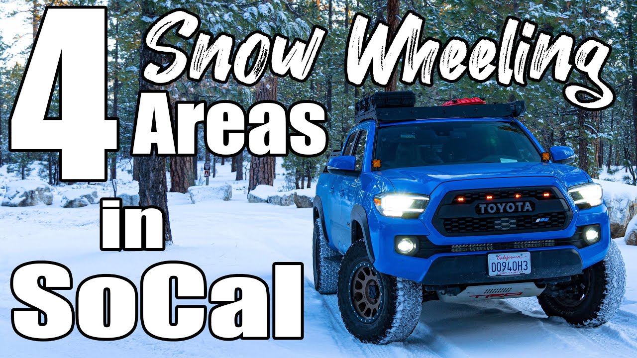 4 Areas to go Snow Wheeling in SoCal | Off-Roading trails with Snow in Southern California