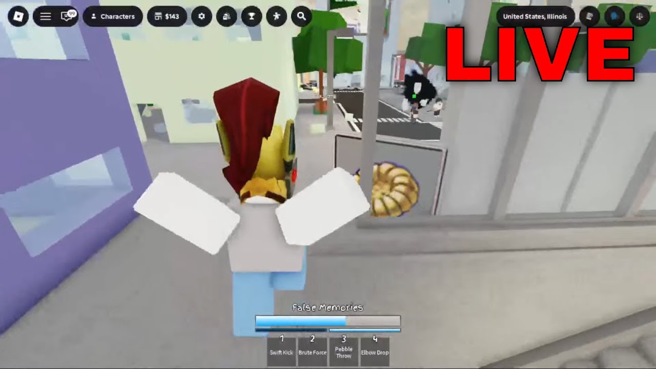 Roblox LIVE - JUJUTSU SHENAIGANS AND RANDOM GAMES 17/3