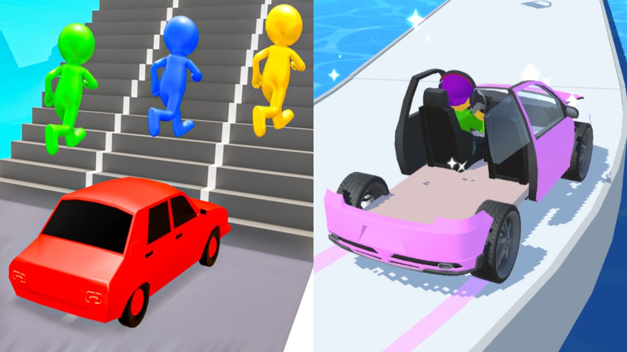 Shape Shifting VS Assemble Run 3D - All Level Speed Run Gameplay Ep1
