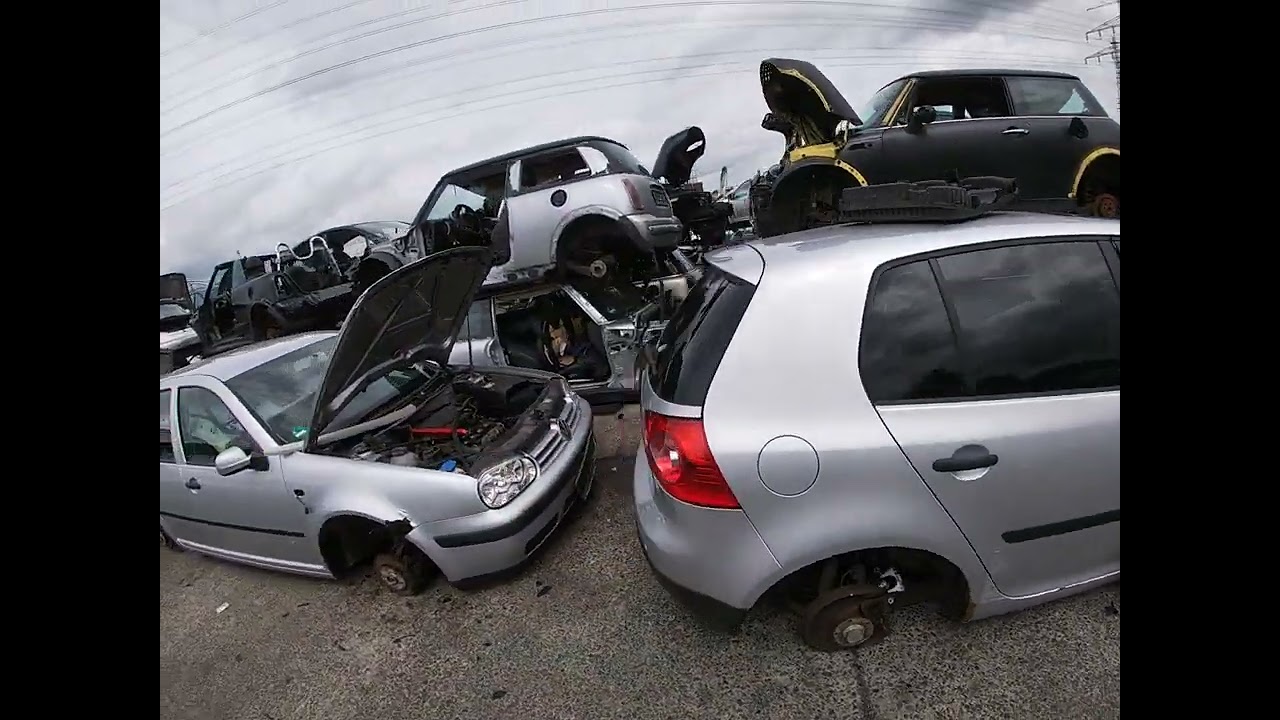 Rundgang bei #Kiesow am 07.06.2025 kurz vor Feierabend (14:00 Uhr) #scrapyard #schrottplatz #cars #2