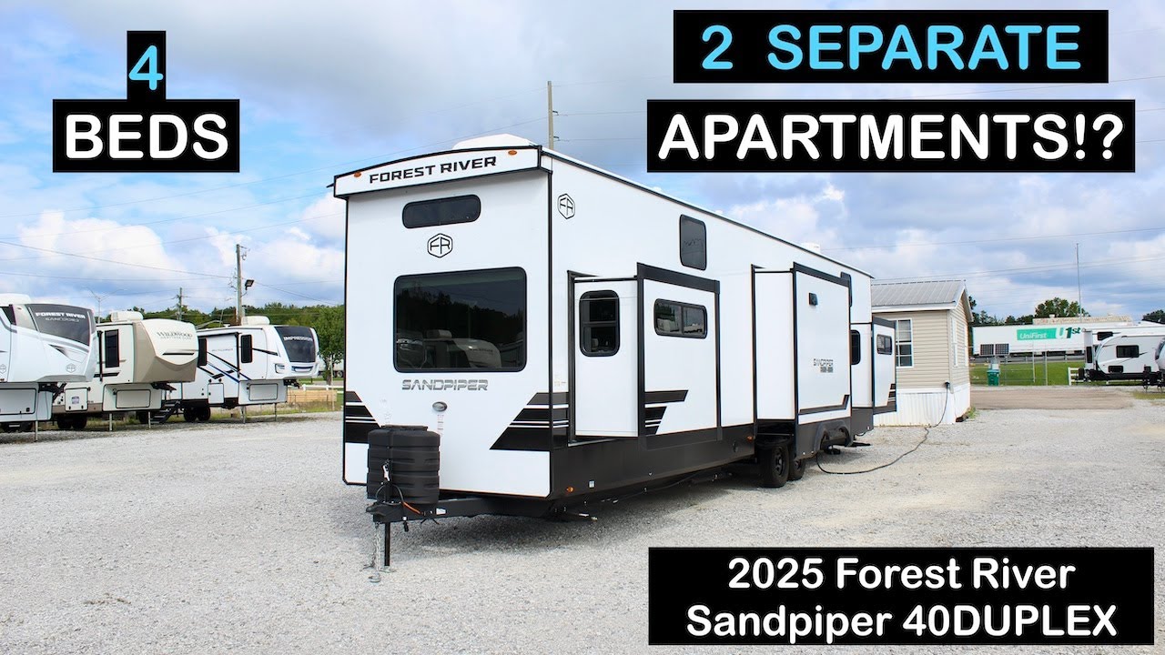 Дом на колесах Park Model RV лучше, чем маленький дом?! Sandpiper 40DUPLEX 2025 года