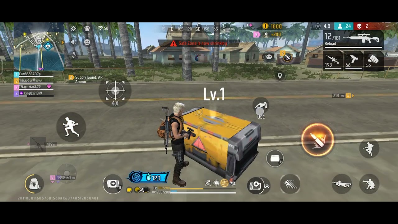 Free fire in first वीडियो please like and subscribe