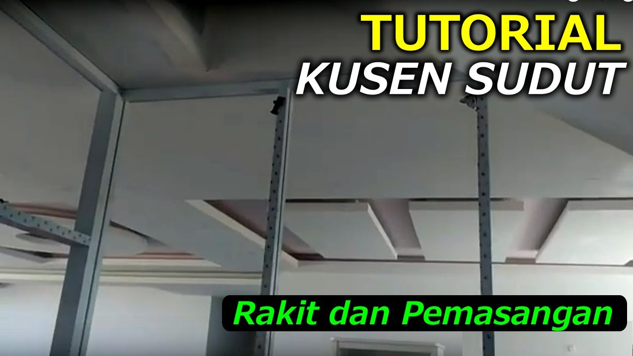 Cara Membuat Kusen Sudut Aluminium - Kusen Siku