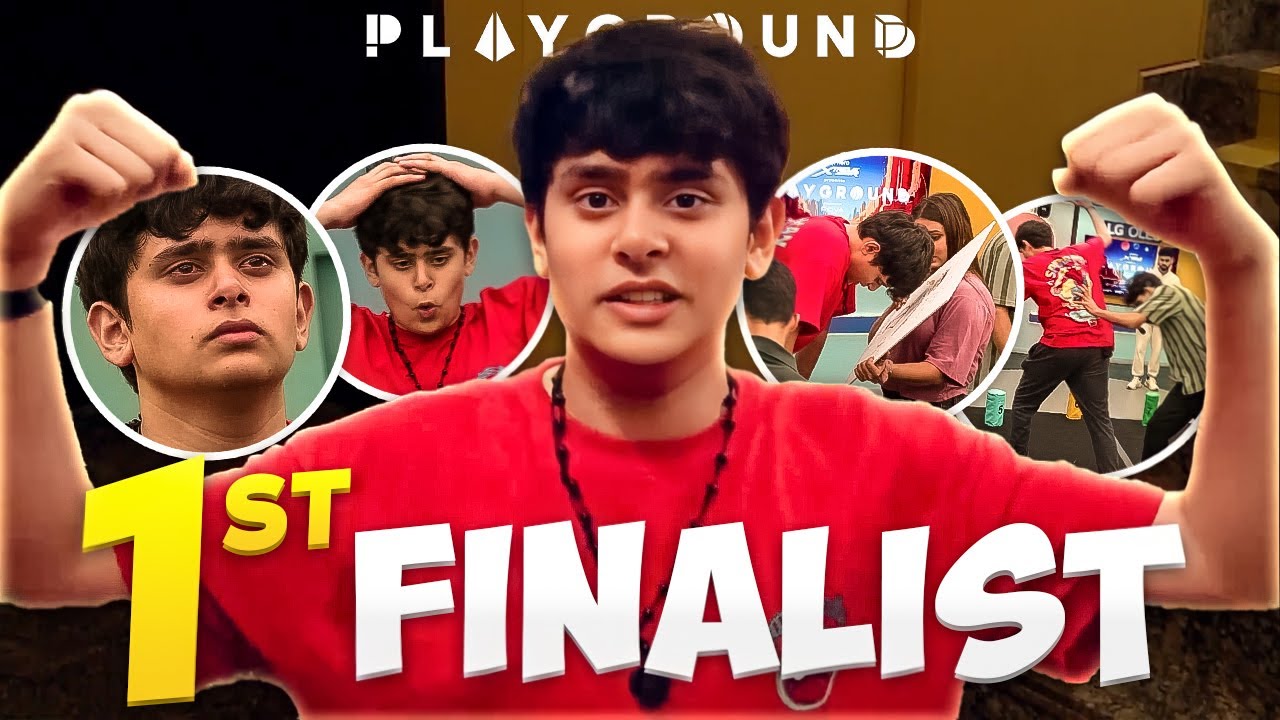 ABHINAV BECOME'S THE FIRST FINALIST OF PLAYGROUND SEASON 3!