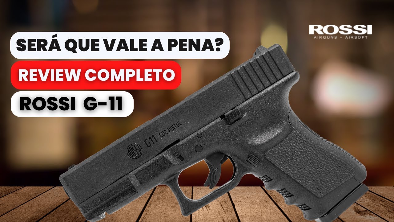 Pistola Airgun G11 da Rossi Review Completo - Será que Vale a Pena?
