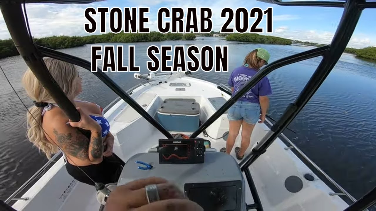 STONE CRAB 2021 Fall Season FIRST PULL of the STONE CRAB TRAPS