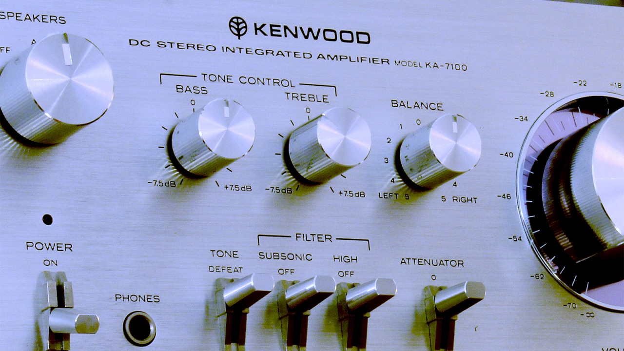 Testing a Kenwood KA-7100 Amplifier