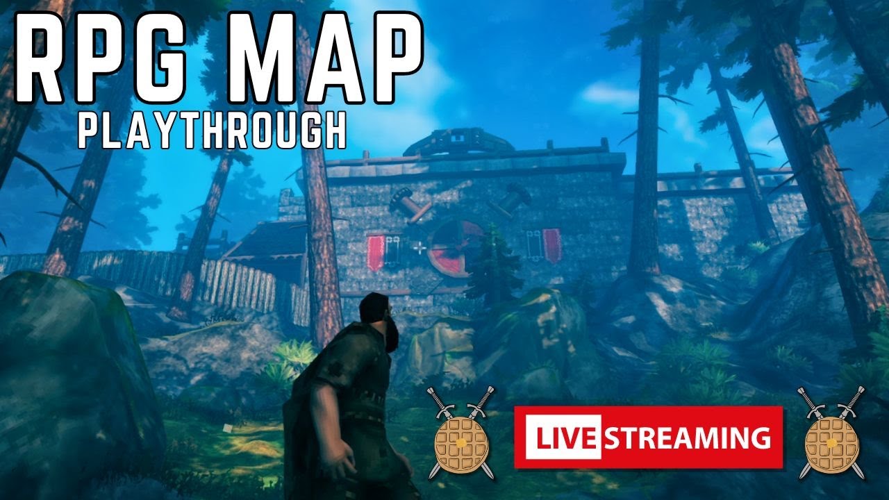 This is SO COOL!! | Valheim RPG Map Stream 1