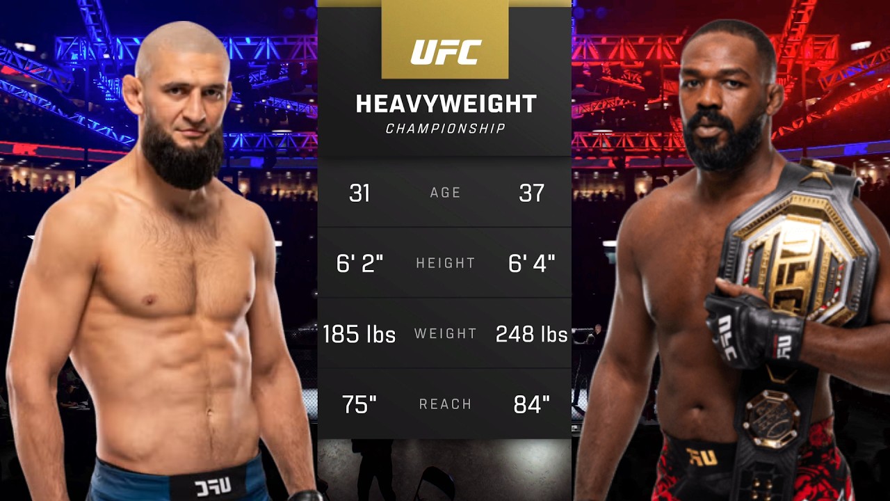 Khamzat Chimaev vs Jon Jones Full Fight - UFC Fight Of The Night