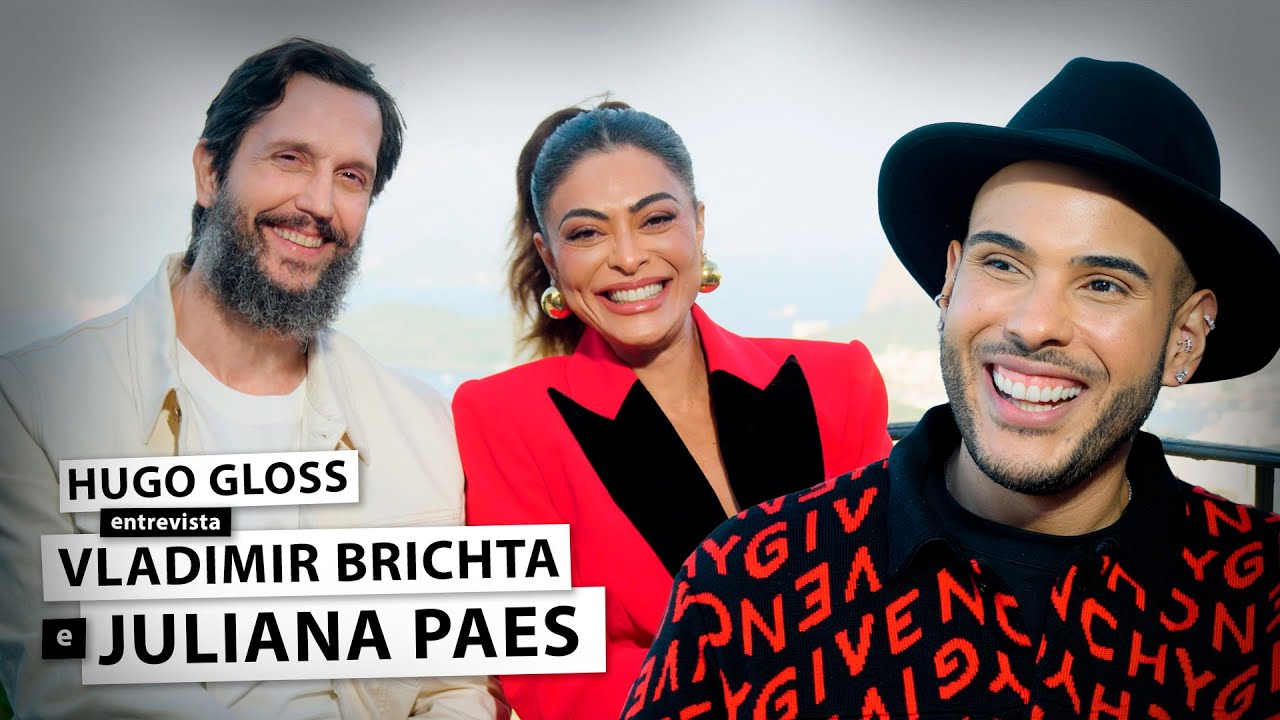 Hugo Gloss entrevista Juliana Paes e Vladimir Brichta sobre 