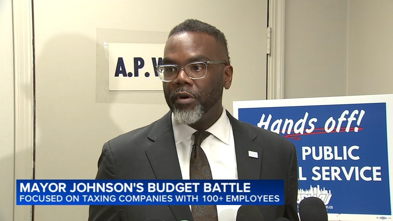 Chicago Mayor Johnson rejects alternative budget presented by majority of City Council members