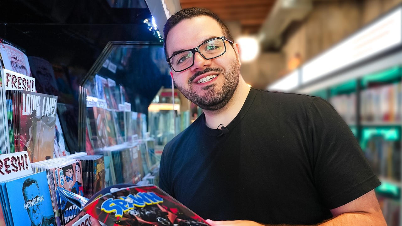 Exploring the Coolest Comic Book Shop Ever! (With a Secret)