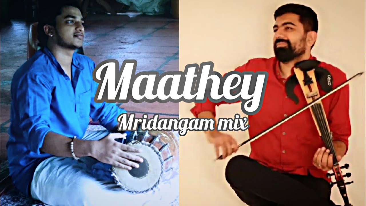 Maathey | Karthick Iyer version | Mridangam Cover | Vinayak S Karun
