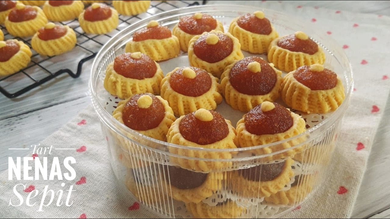 Tart Nenas Sepit Cair di Mulut | Classic Pinched Pineapple Tart