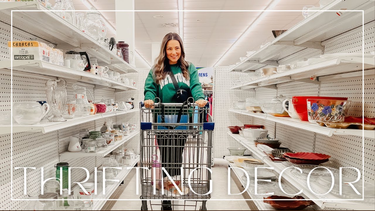 COME THRIFT WITH ME FOR HOME DECOR | thrift haul & home decor on a budget.