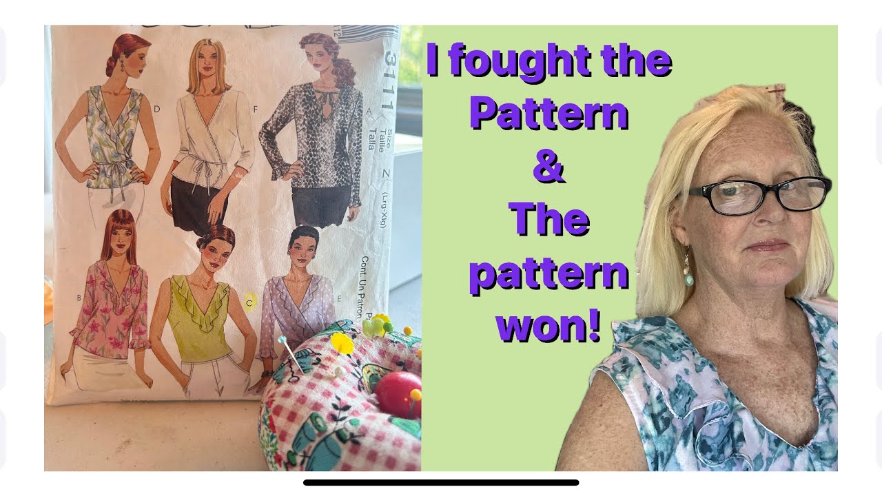 #Friday Sews I fought the pattern & the pattern won!