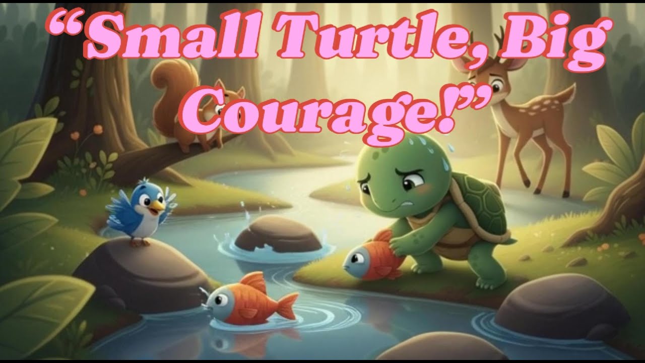 The Brave Little Turtle 🐢 | Inspirational Moral Story for Kids | Bedtime Story