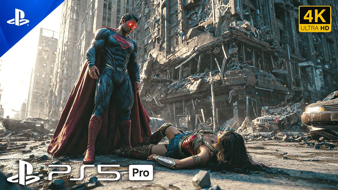 EVIL SUPERMAN VS WONDER WOMAN Fight Scene [PS5 Pro 4K 60FPS] Suicide Squad: Kill the Justice League