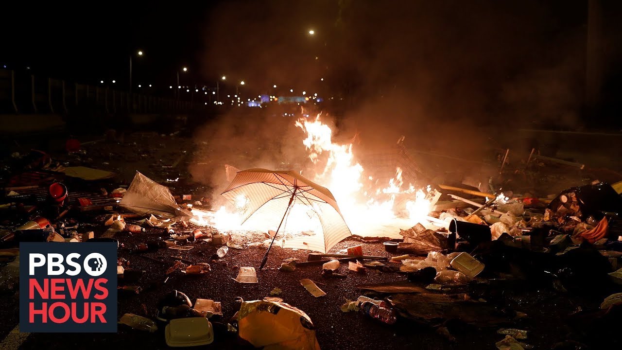 In Hong Kong, public outrage toward police rises as violence spreads