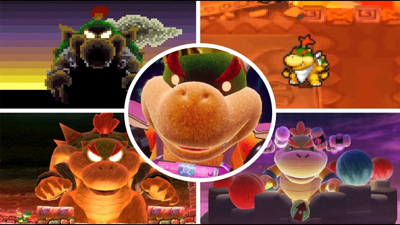 Evolution Of Baby Bowser Boss Battles (1995 - 2019)