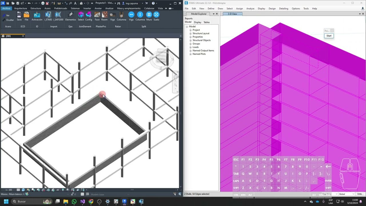 Plugin de Revit - CSI a REVIT  (Importa tus modelos SAP2000 o ETABS)