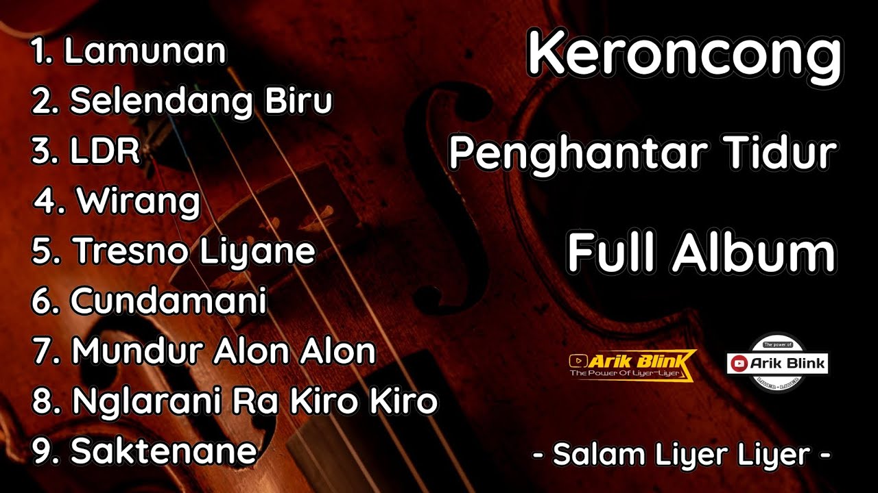 KERONCONG PENGHANTAR TIDUR FULL ALBUM SPESIAL 