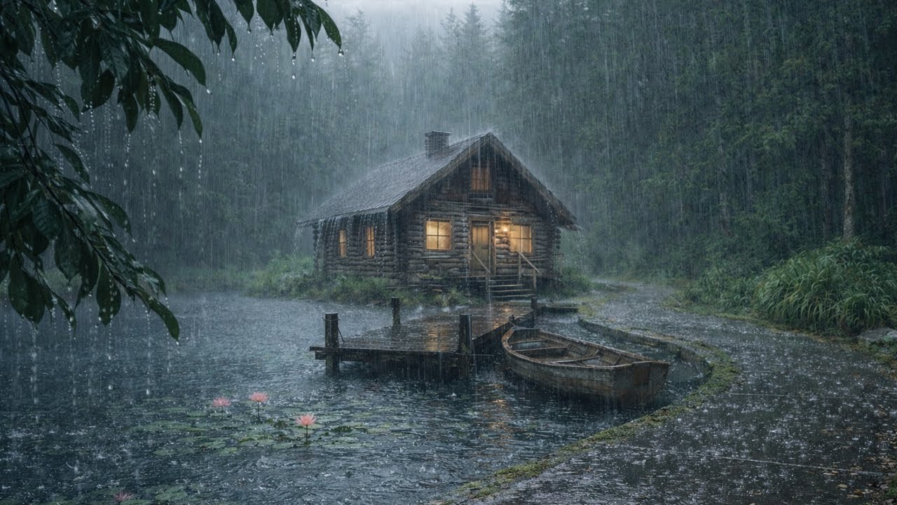 Relaxing Rain Sounds for Deep Sleep | Sleep Worry-Free Tonight 🌧️