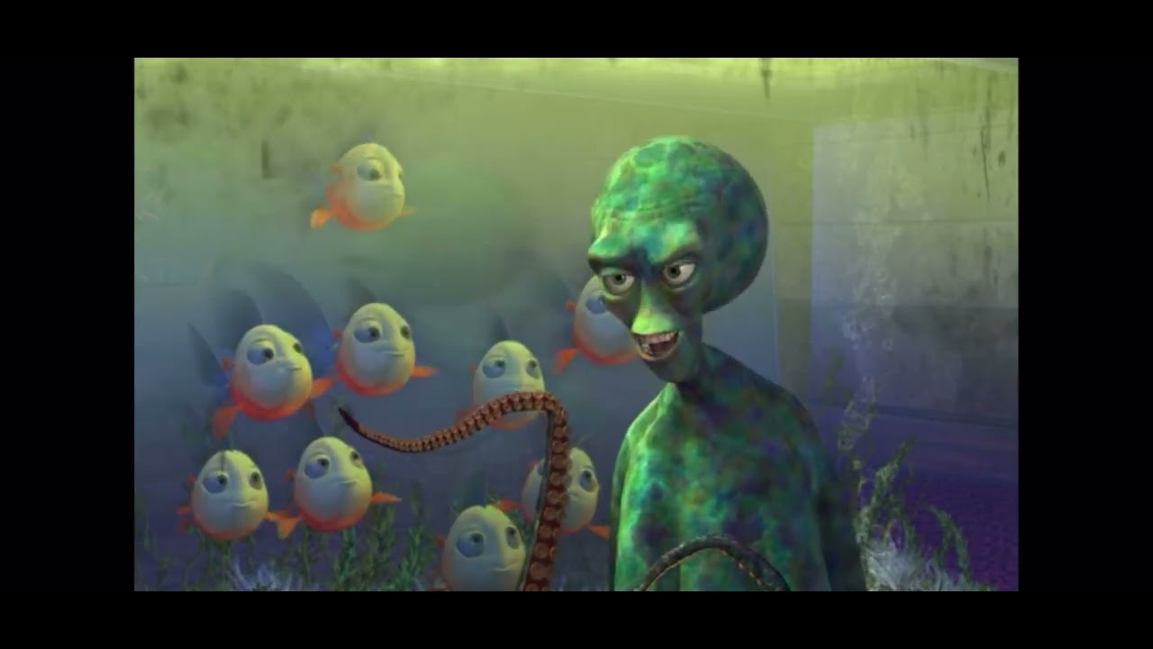 shark tale deleted scenes,deleted character,and alternate