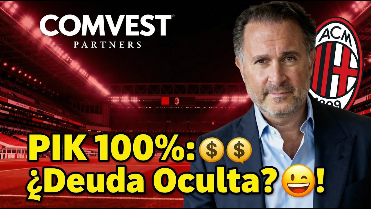 ¡BOMBA FINANCIERA! Milan Refinancia Deuda con PIK 100% – ¿Comvest Entra?