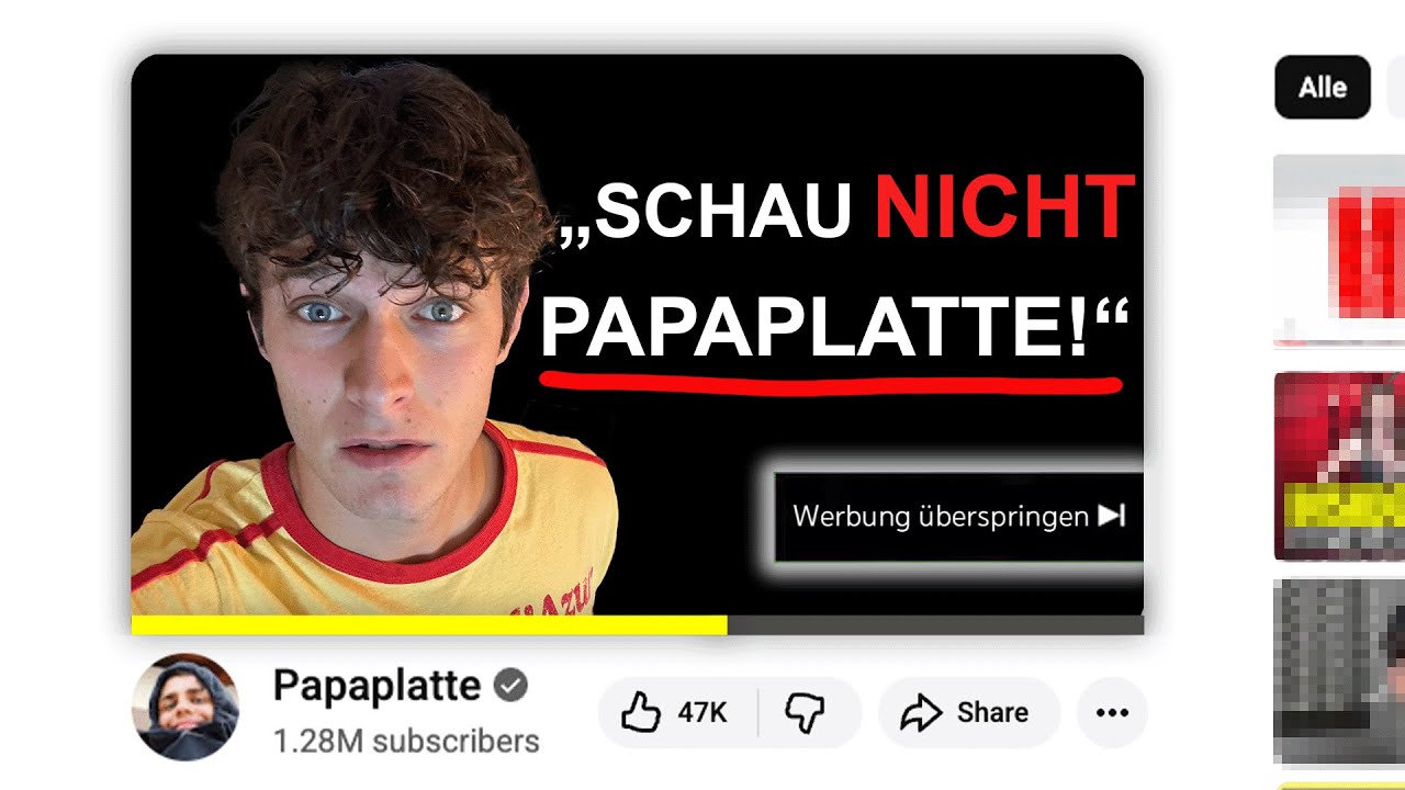 Ich habe provokante Werbung vor YouTubern geschalten und bin viral gegangen