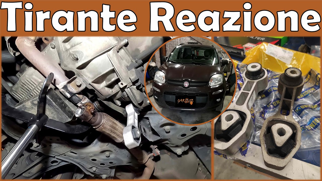 TIRANTE REAZIONE: Ho dovuto spostare un pezzo di Scarico per rimuovere un Bullone😱 Panda 0.9 Twinair