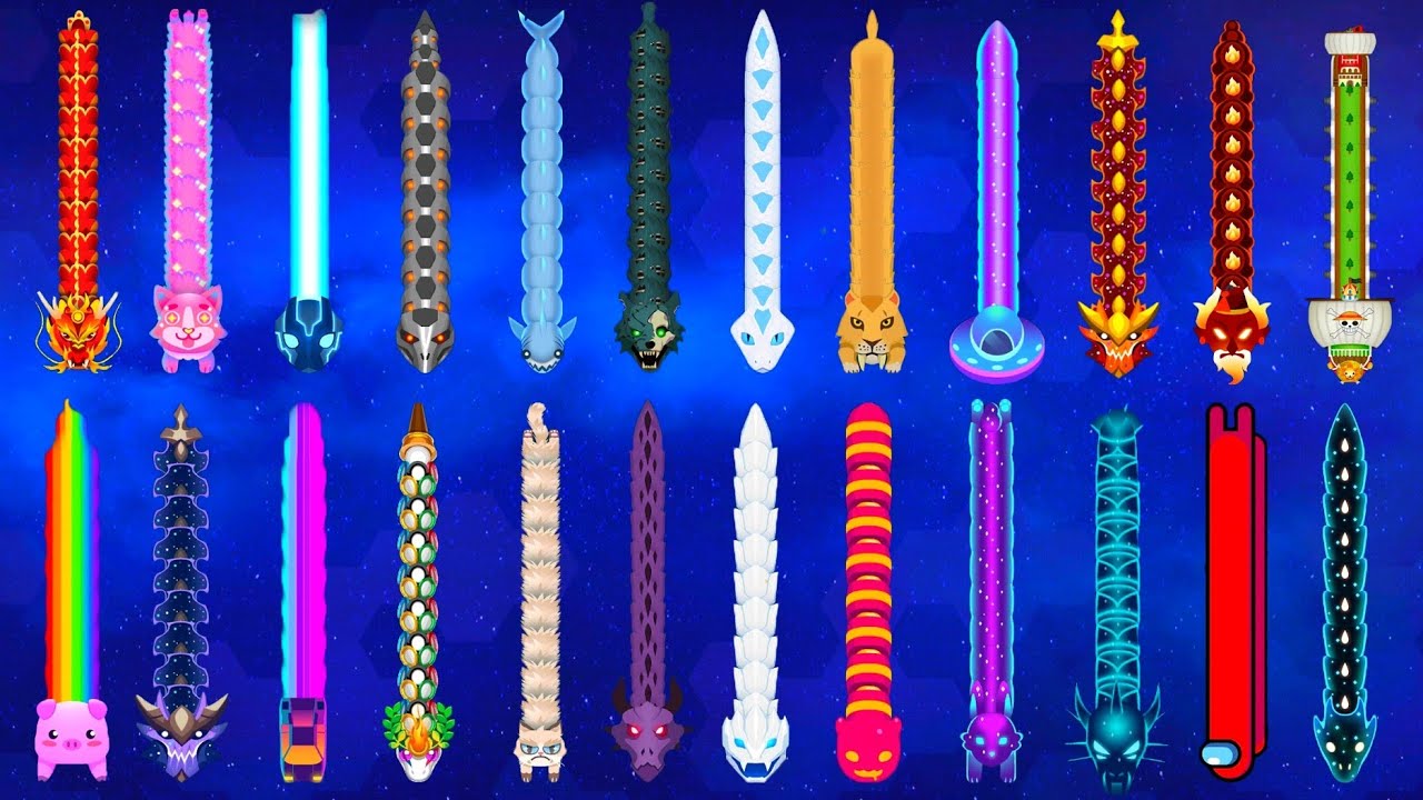 🐍 Unlock 191 All  Skin In Snake.io 🐍 #60