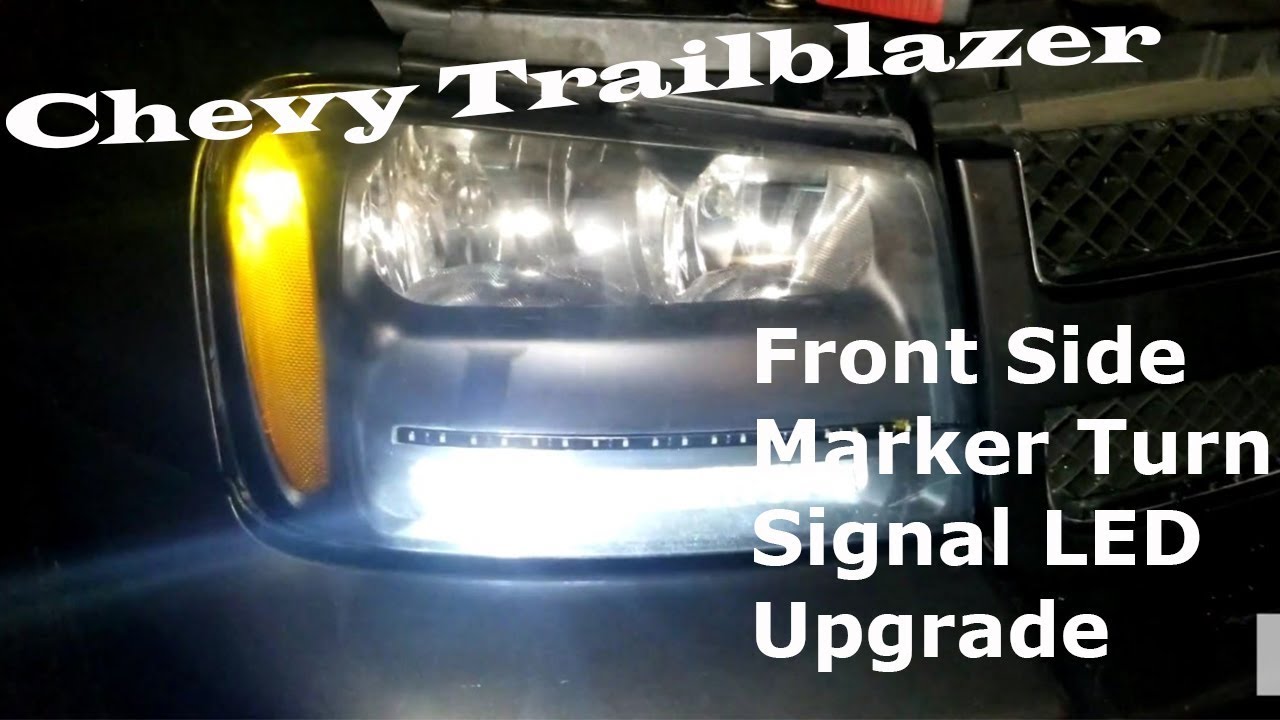 Chevrolet Trailblazer — передние габаритные огни и указатели поворота — замена лампочек и обновле...