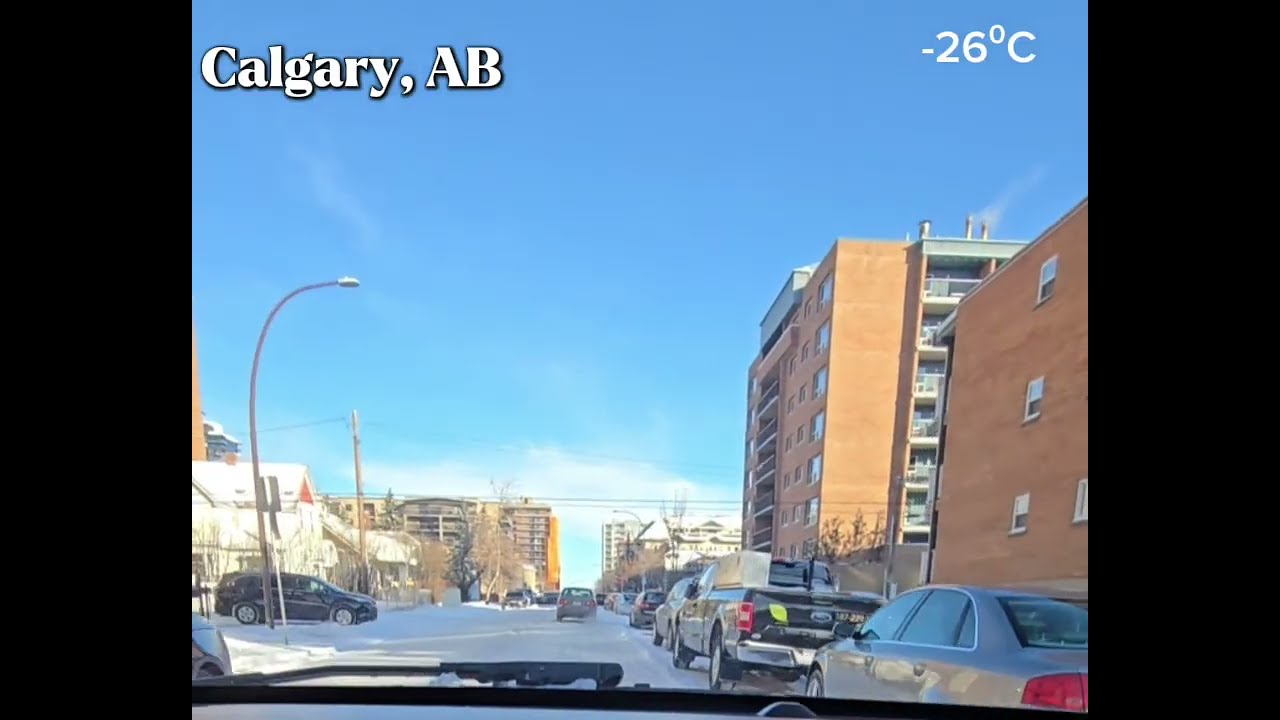 Winter Driving | Calgary, AB | Beltline