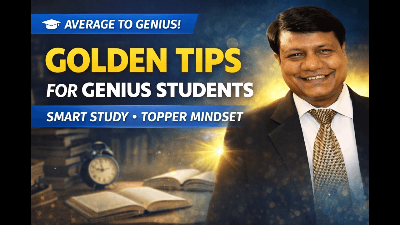 SESSIONS -3083 - 🌟 GOLDEN TIPS FOR GENIUS STUDENTS“प्रतिभा जन्म से नहीं, अभ्यास से बनती है”