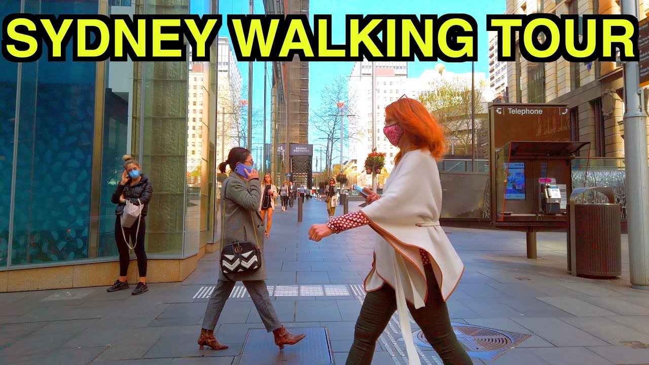 【4K】 🇦🇺 Walking around Sydney CBD on Thursday afternoon before Lockdown | Sydney Walking Tour 2021