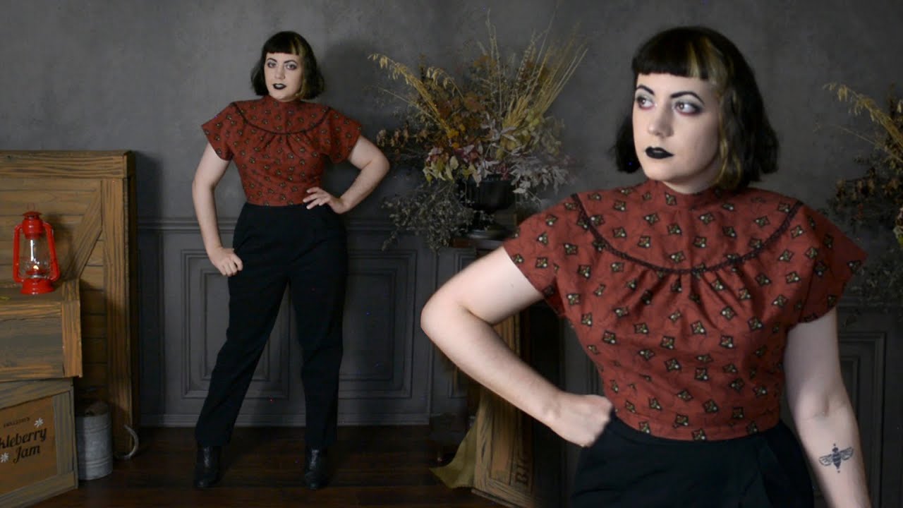 Making An Edwardian Inspired Top