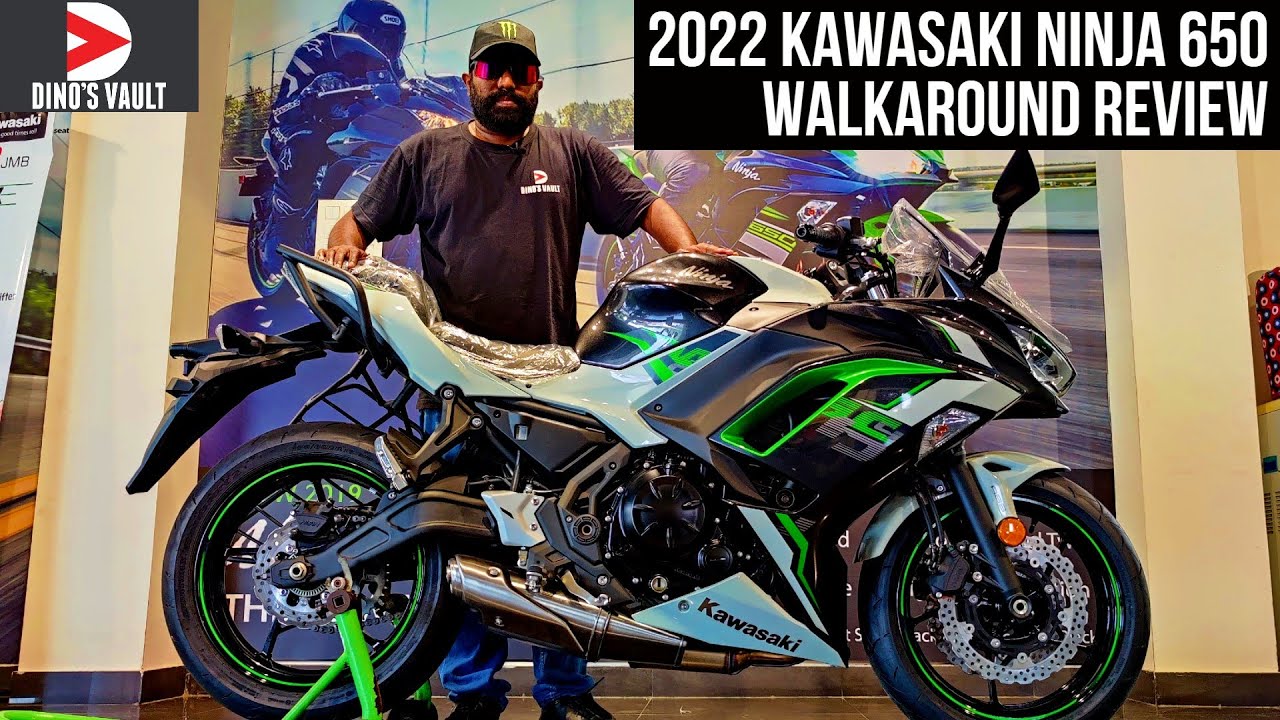2022 Kawasaki Ninja 650 New Color Walkaround Review