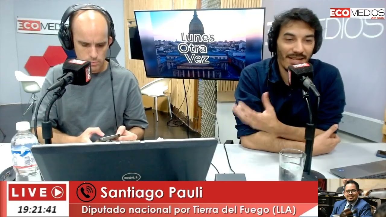 Santiago Pauli, diputado nacional por Tierra del Fuego (LLA) Lunes Otra Vez