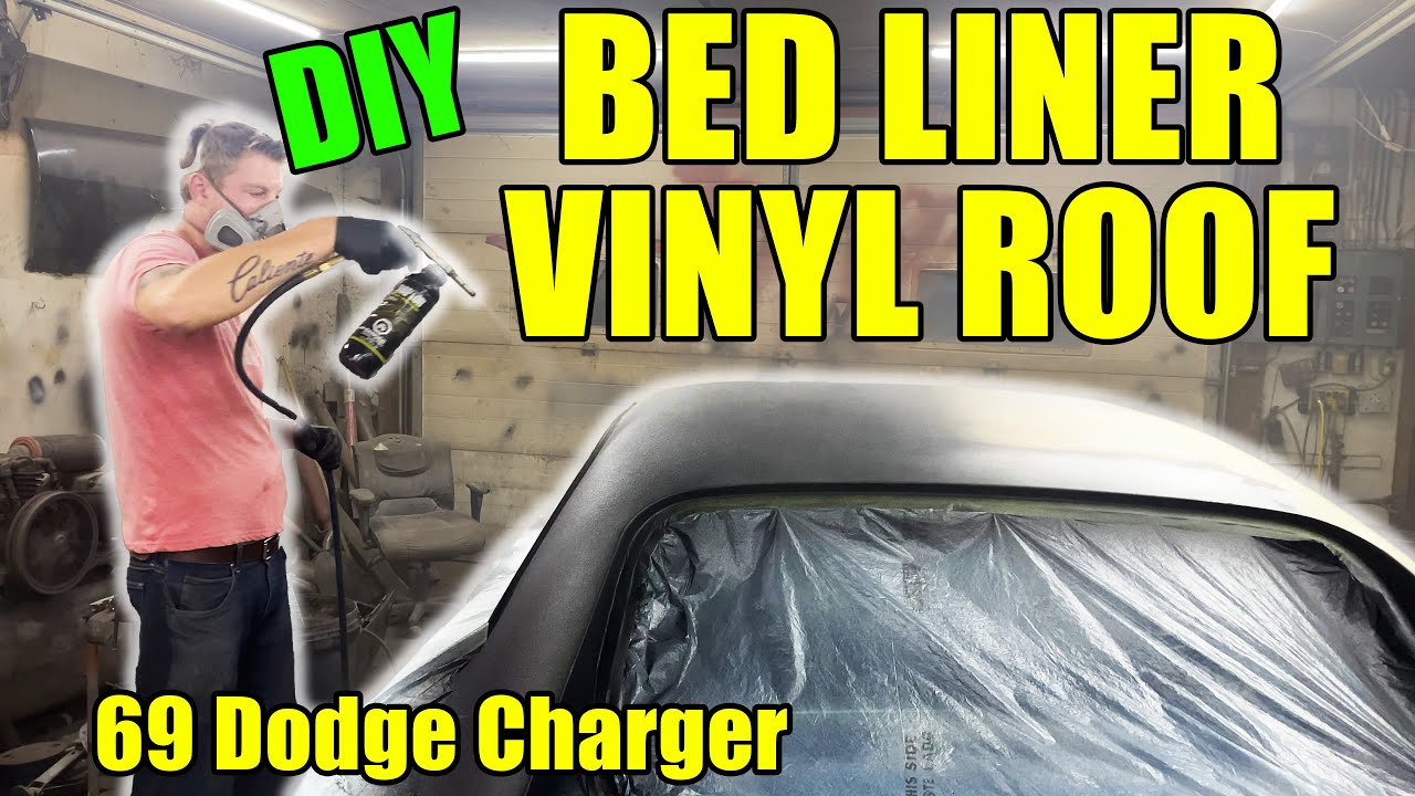 Fake Vinyl Roof Using Raptor Liner