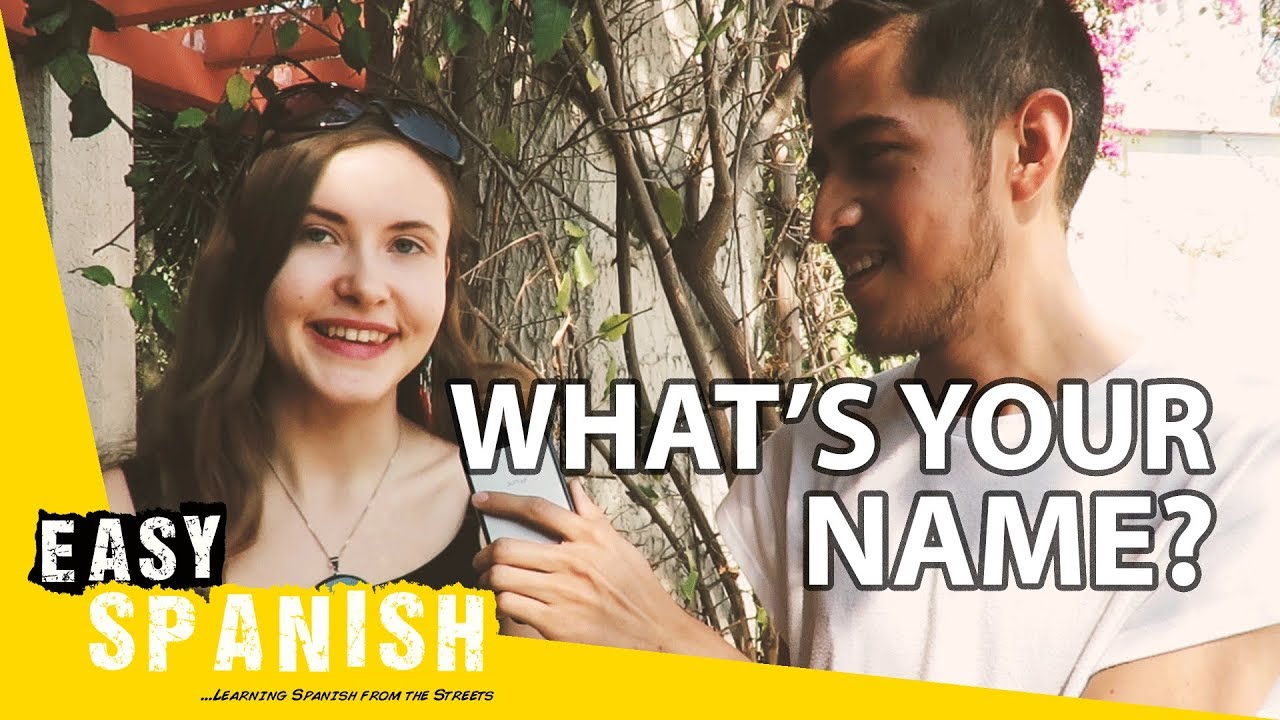 What's your name? | Easy Spanish 80