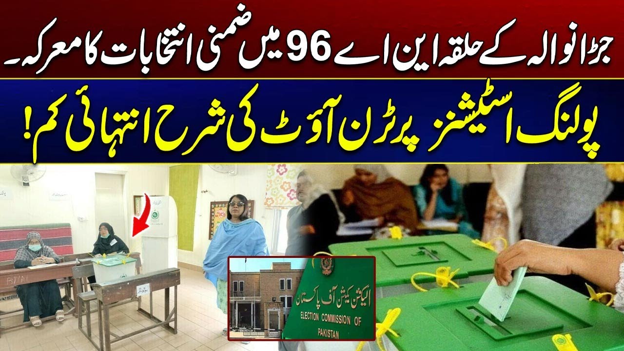 NA-96 Jaranwala By-Election: Extremely Low Turnout at Polling Stations! | City 41
