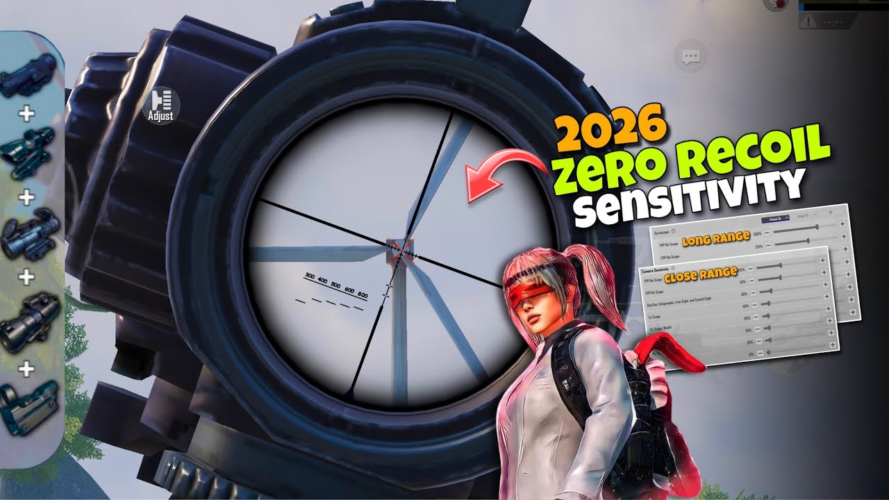 2026 World Best Sensitivity Settings ✅ For All Devices Gyroscope And Non Gyro 🔥