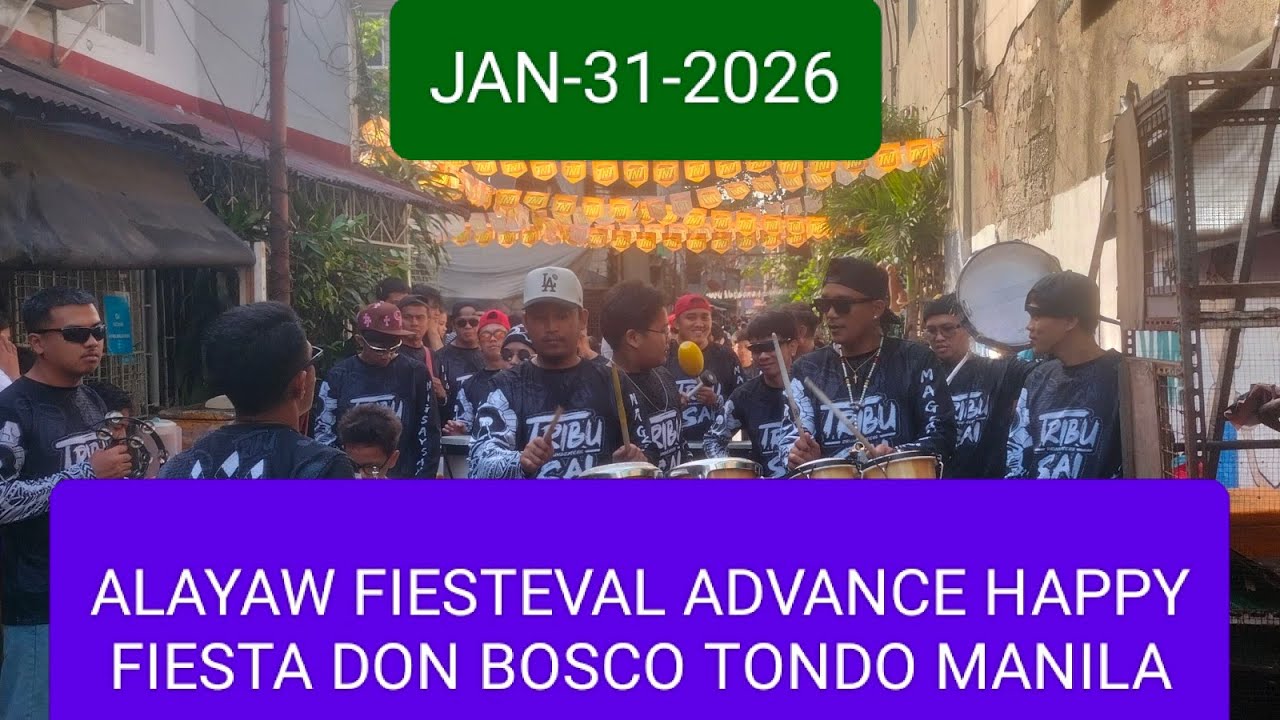 CARMEL L FERENAL is live! ALAYAW FIESTEVAL ADVANCE HAPPY FIESTA TONDO MANILA 
