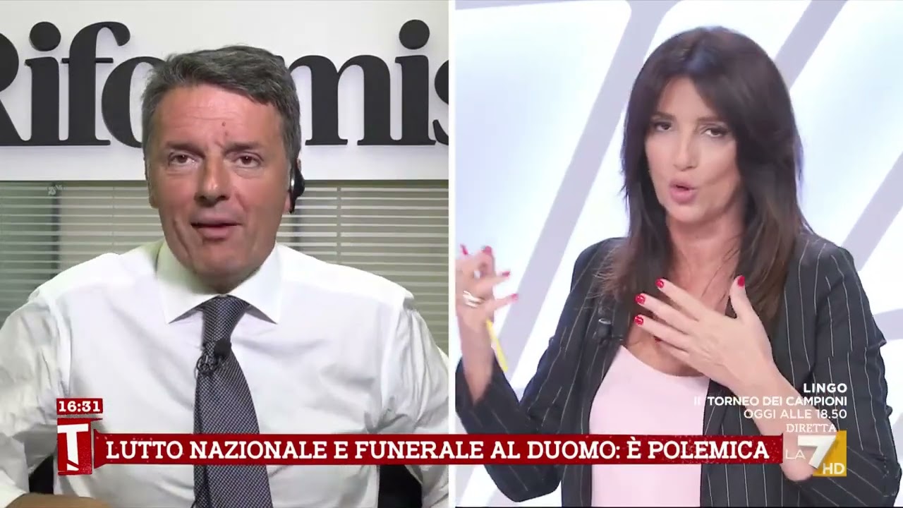 Lutto nazionale per Berlusconi, Renzi: “Bindi ha visibilità solo quando parla male di ...
