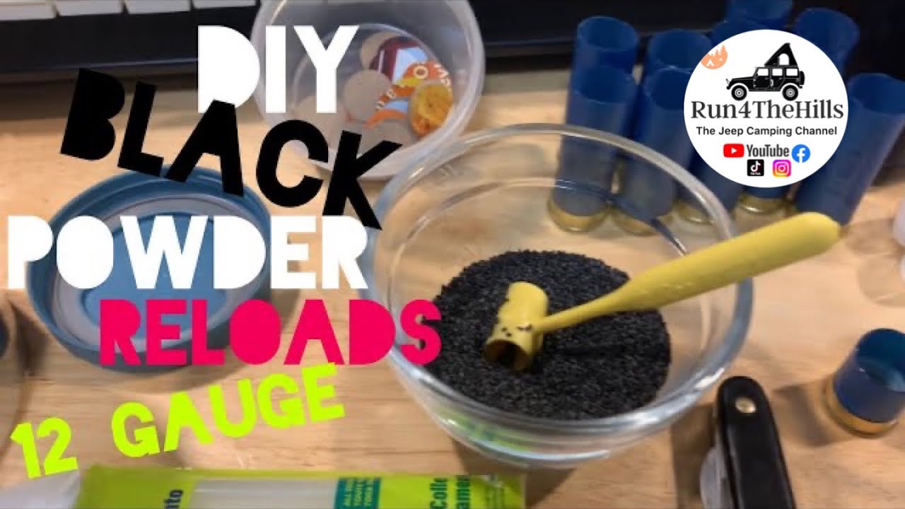 DIY Black Powder 12 gauge shotgun Loads-Run4TheHills